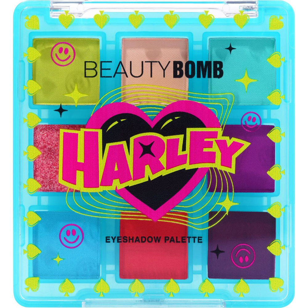 Beauty Bomb Палетка теней Eyeshadow palette Harley, тон 01, 7 г #1