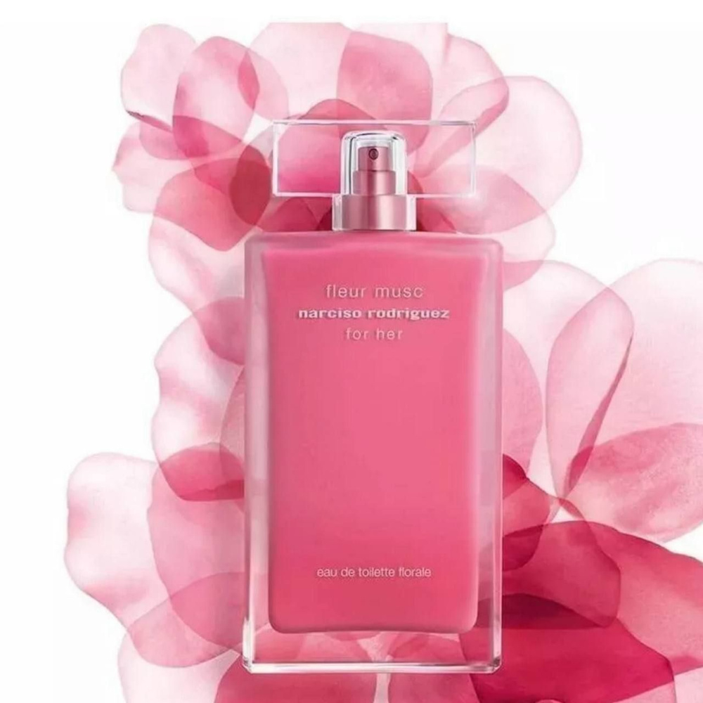 Парфюмерная вода Narciso Rodriguez for her fleur musc Нарцисо Родригез флер маск для женщин, цветочный #1