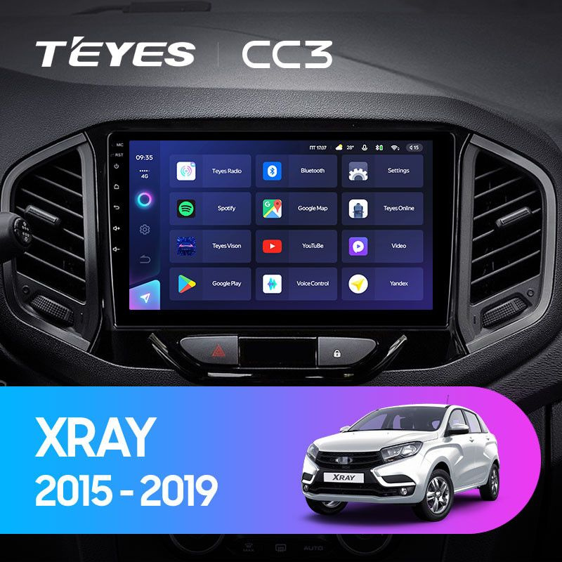 Штатная магнитола Teyes CC3 4/32 Lada Xray (2015-2022) #1