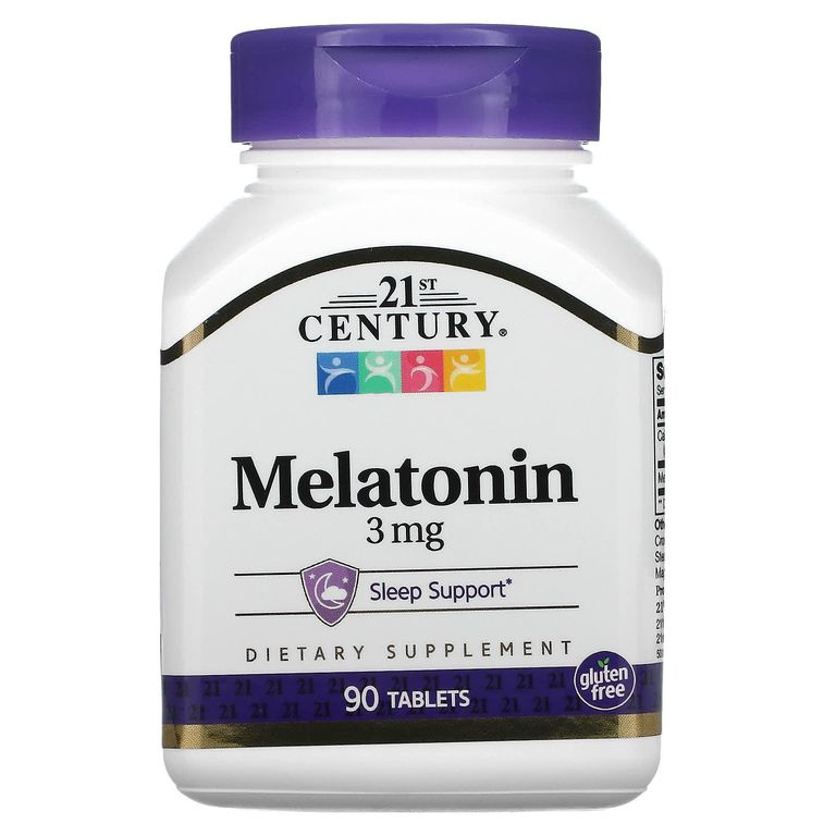 Мелатонин, 21st Century Melatonin 3 mg 90 таблеток #1