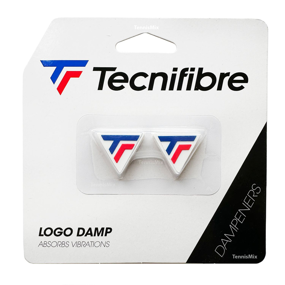 Виброгаситель для теннисной ракетки 2шт Tecnifibre Logo Damp Tricolore  #1