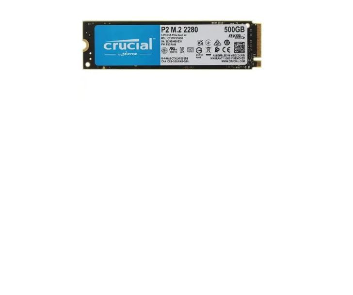 Crucial 500 ГБ Внутренний SSD-диск 500 ГБ P2 (CT500P2SSD8) #1