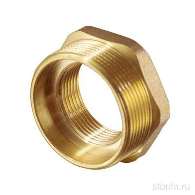 Футорка латунная 1/4" * 1/2"г/ш TIM #1