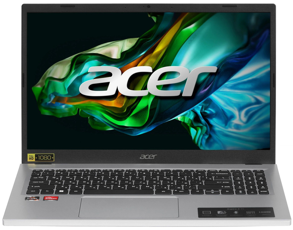 Acer Acer Aspire 3 A315-24P-R4YP, 1920x1080, IPS, AMD Ryzen 3 7320U, RAM 16 ГБ, SSD 512 ГБ, AMD Radeon #1