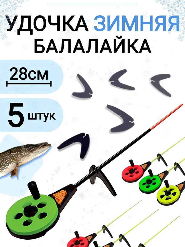 Рыболовная Империя Удочка зимняя, рабочая длина: 28 см , до 4 гр  #1