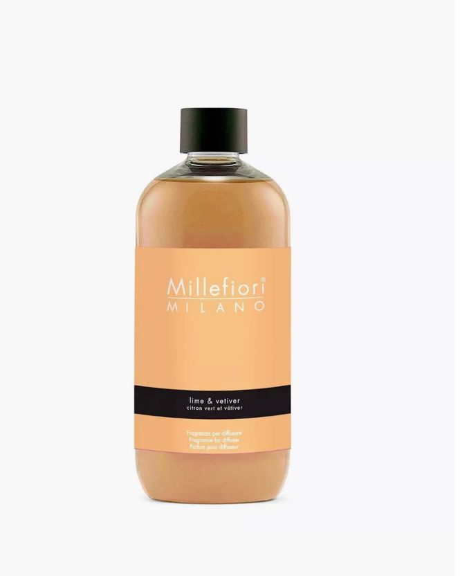 Millefiori Milano NATURAL / Сменный блок (рефилл) 500 мл. Лайм и Ветивер / Lime & Vetiver  #1