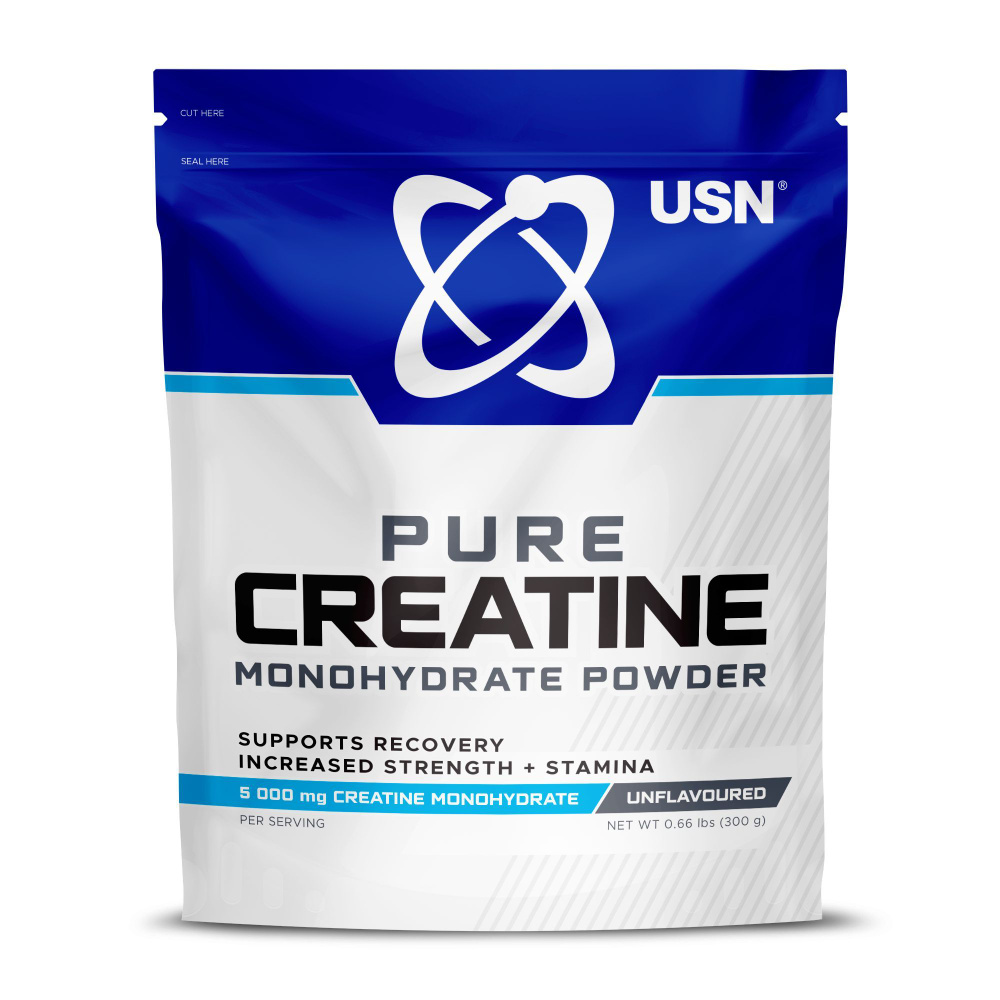 USN Pure Creatine Monohydrate Креатин моногидрат, 300 г. #1