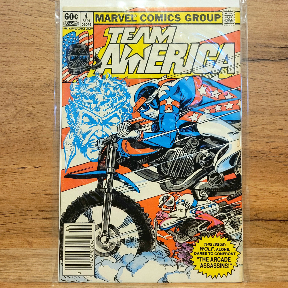 Раритетный Комикс Team America #4. 1982 Год. | Lee #1