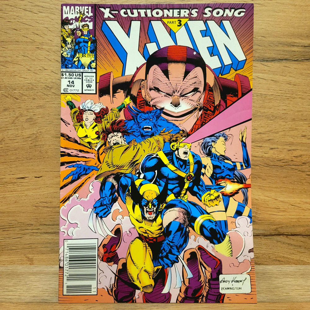 Ретро Комикс X Men #14. 1992 Год. | Lee #1