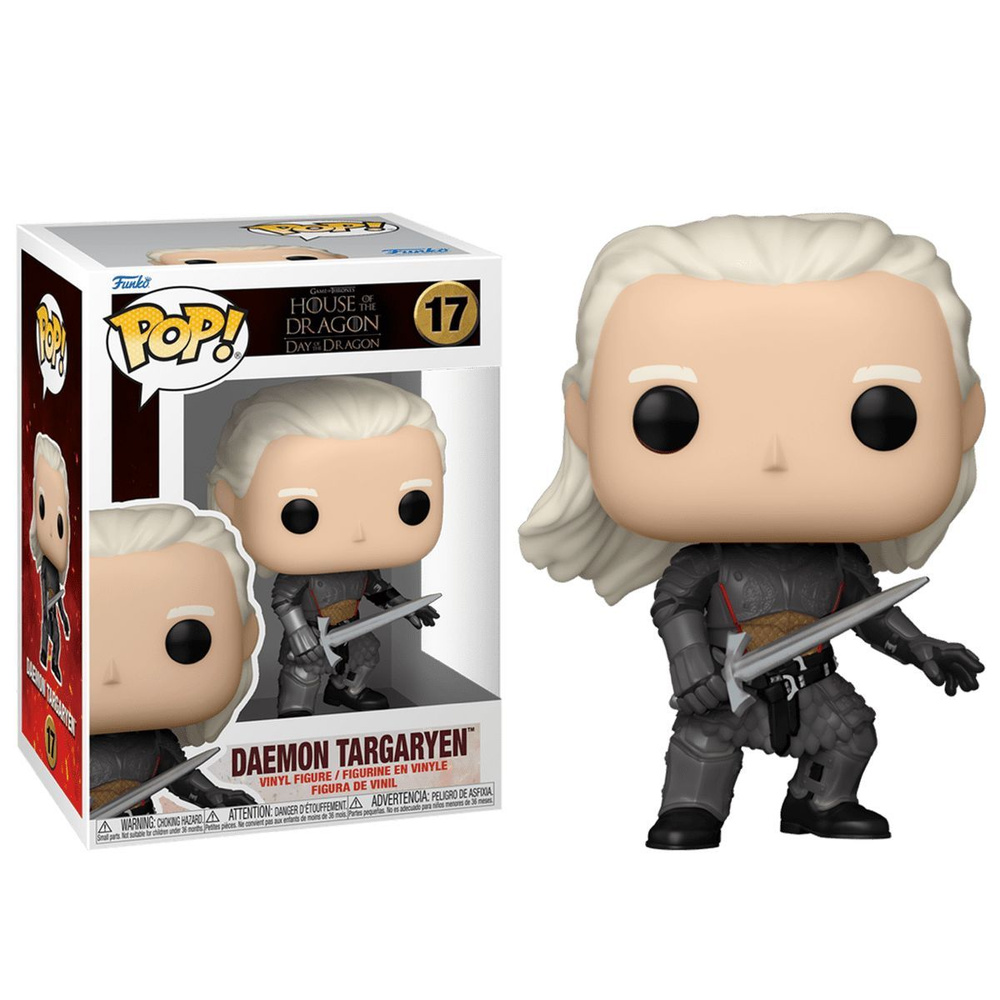 Фигурка Funko Pop! House of Dragons: Daemon Targaryen with Dark Sister (Фанко Поп Деймон Таргариен с #1