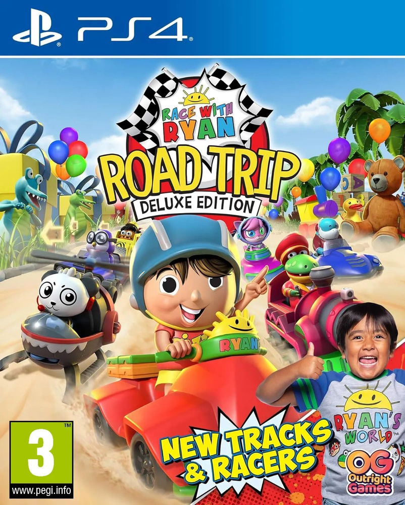 Игра Race With Ryan: Road Trip - Deluxe Edition (PlayStation 4, Русские субтитры) #1