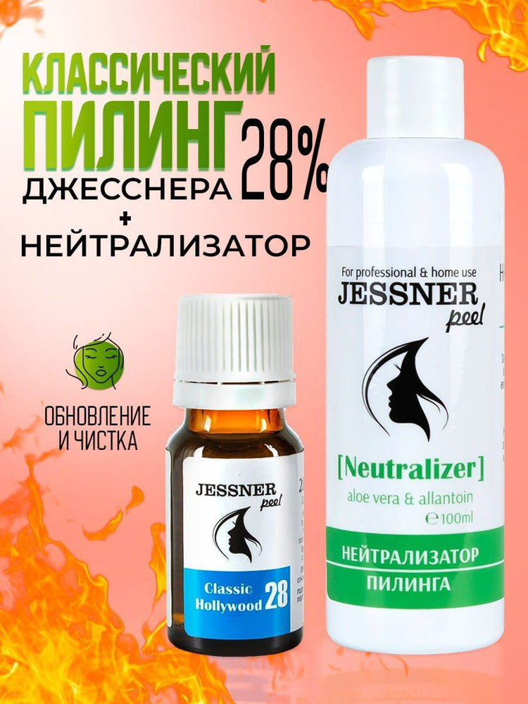 Trend Cosmetics Набор пилинг Джесснера 14% и Нейтрализатор Джесснера. Кислотный (химический) пилинг для #1