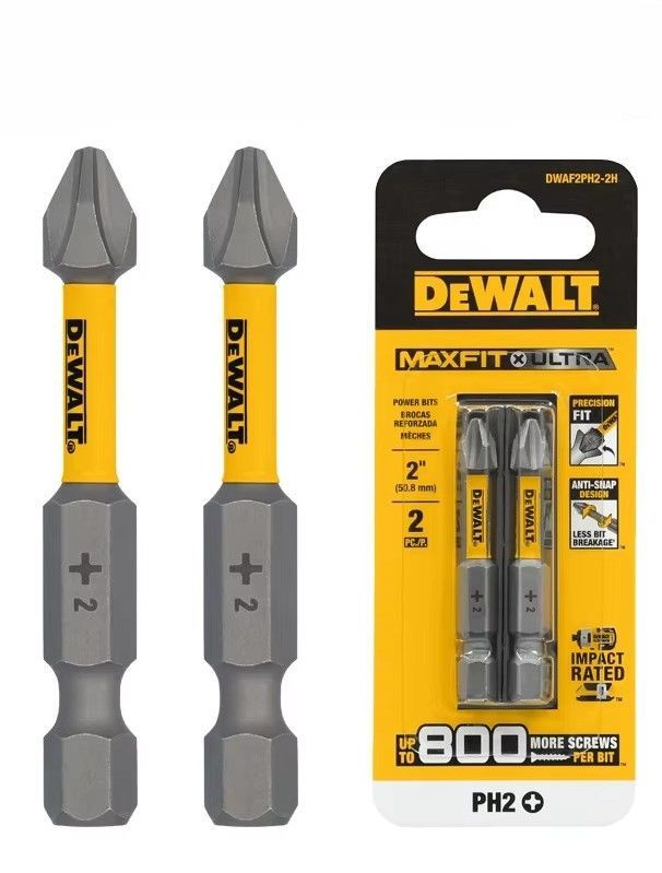 Биты Dewalt DWAF2PH2-2H ударные #1