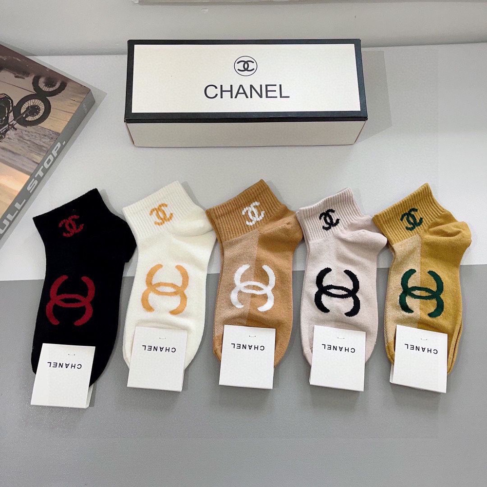 Комплект носков Chanel Комплект носков женские,мужские CHANEL, 5 пар  #1