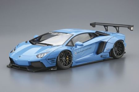 05989 Aoshima 1/24 Автомобиль Liberty Walk No.17 LB Works Lamborghini Aventador Ver.1 #1