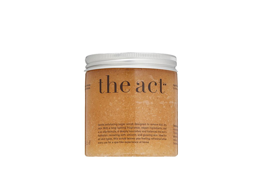 Сахарный скраб для тела THE ACT Sugar exfoliating body scrub #1