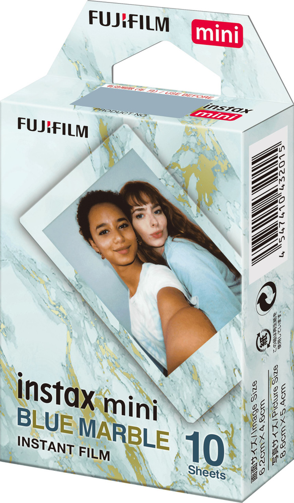 Картридж для фотоаппарата Fujifilm Colorfilm Instax Mini Glossy Blue Marble 10шт  #1