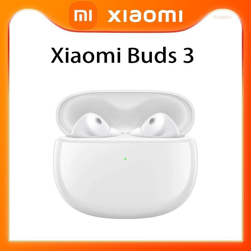 Xiaomi Наушники беспроводные с микрофоном Xiaomi Buds 3, Bluetooth, USB Type-C, белый  #1