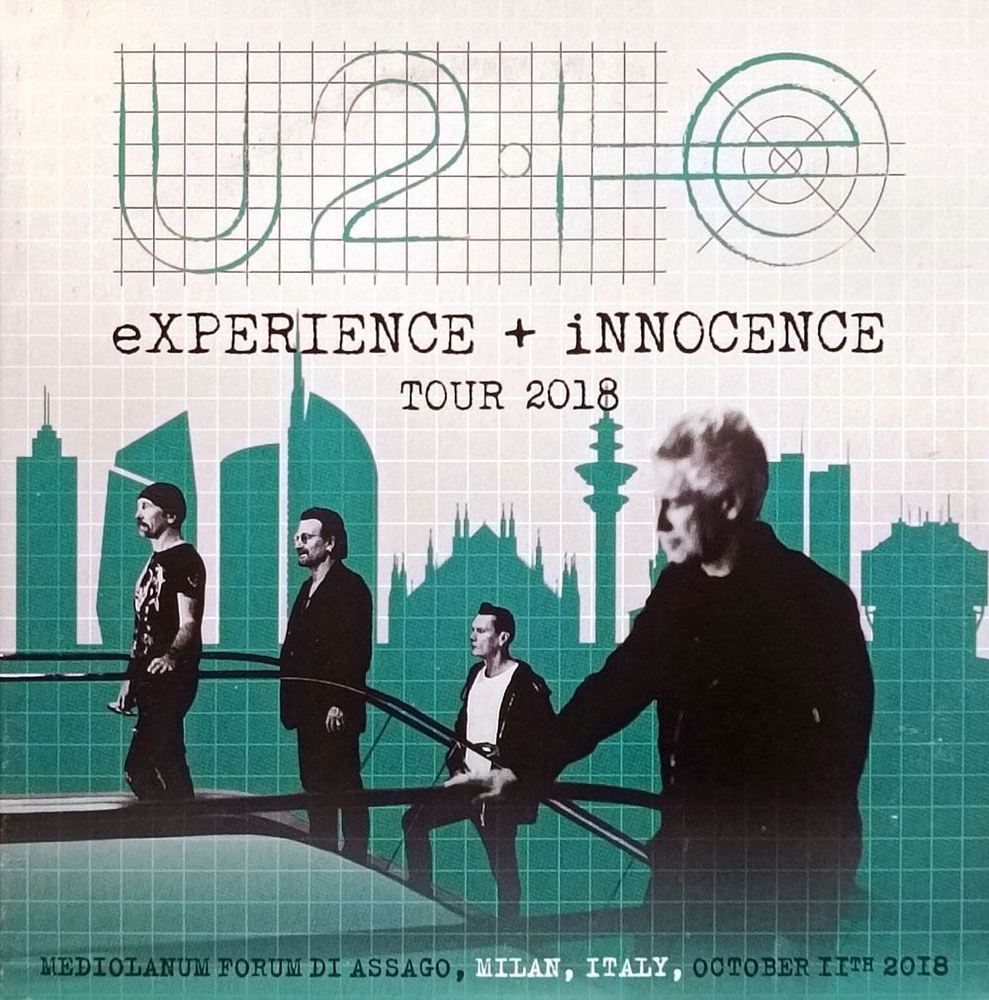 U2 - LIVE IN MILAN Italy 2018 eXPERIENCE + iNNOCENCE Tour 2 CD (концерт, компакт диск)  #1