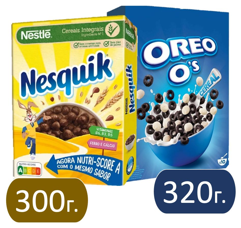 ГотовыйзавтракNesquik&OreoCereal,620г