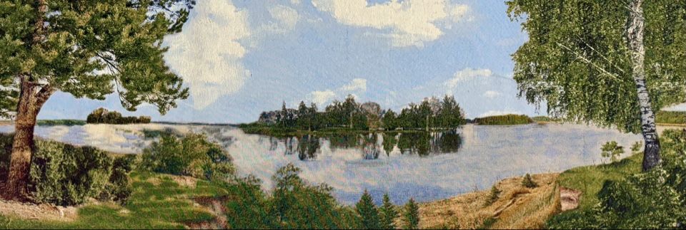 Гобеленбезрамыкартина140*49Пейзажсрекой