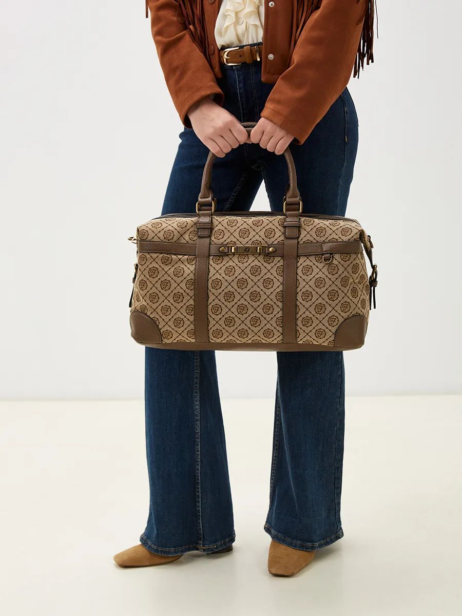 Сумкаженскаянаплечоискуственнаякожа(экокожа)гобелендорожнаяFABRETTI