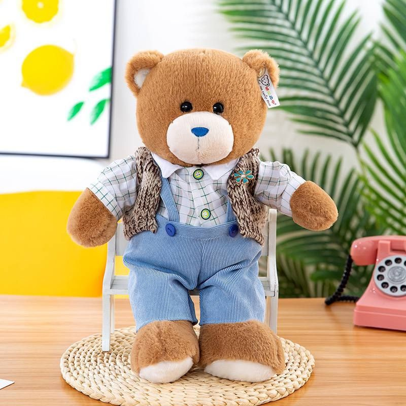 Мягкая игрушка Angel Toys плюшевый медведь , мишка Teddy Bear мальчик 30см  #1