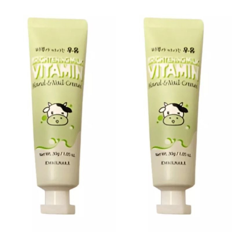 WELCOS Крем для рук и ногтей Kwailnara Brightening Milk Vitamin Hand & Nail Cream, 30 мл, 2 шт  #1