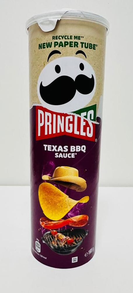 Чипсы Pringles Texas BBQ Sauce / Принглс со вкусом Техасского соуса барбекю, 165 г  #1