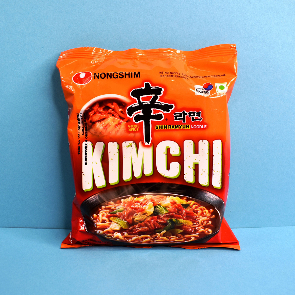 NONGSHIM KIMCHI RAMYUN / Лапша со вкусом кимчи из Кореи / 120г. #1