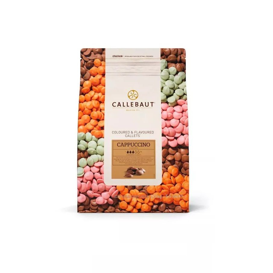 Шоколад Callebaut со вкусом капучино Cappuccino, 30,8% какао в каллетах, 2,5 кг, CAPPUCCINO-RT-U70  #1