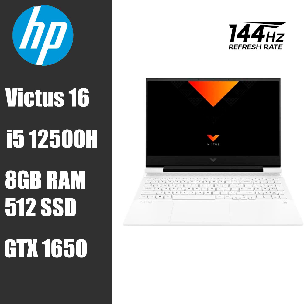 HP VICTUS 16-d1008nia Ноутбук 16", Intel Core i5-12500H, RAM 8 ГБ, SSD 512 ГБ, NVIDIA GeForce GTX 1650 #1