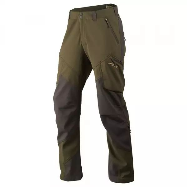 Брюки Harkila Lagan Trousers, Willow Green-Deep Brown #1