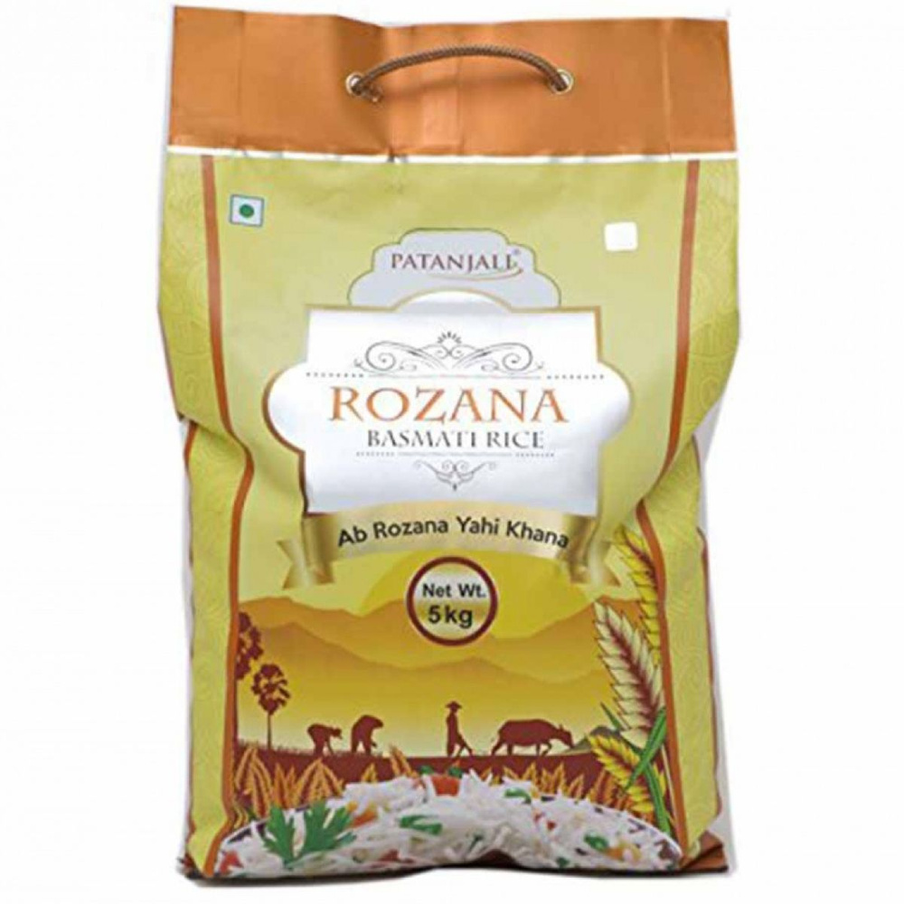 Рис Patanjali Басмати экстра-длинный (Rozana), 5 кг #1