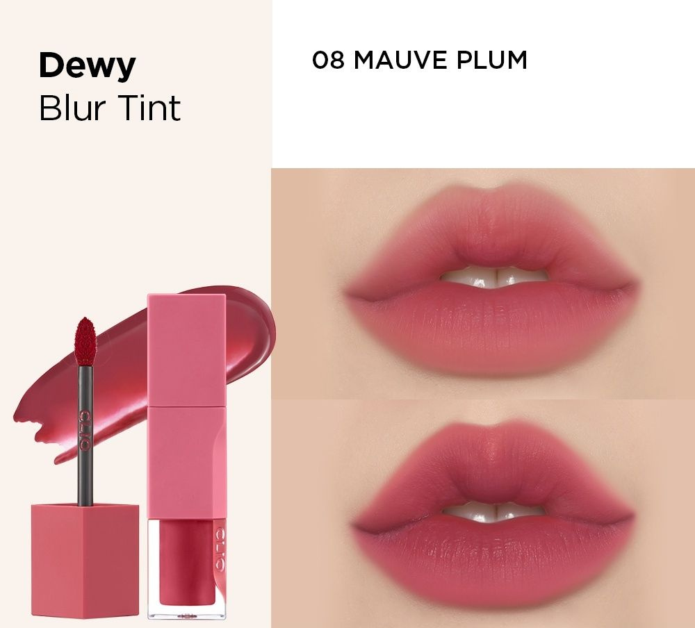 Clio Dewy blur tint помада тинт для губ #08 Mauve Plum #1