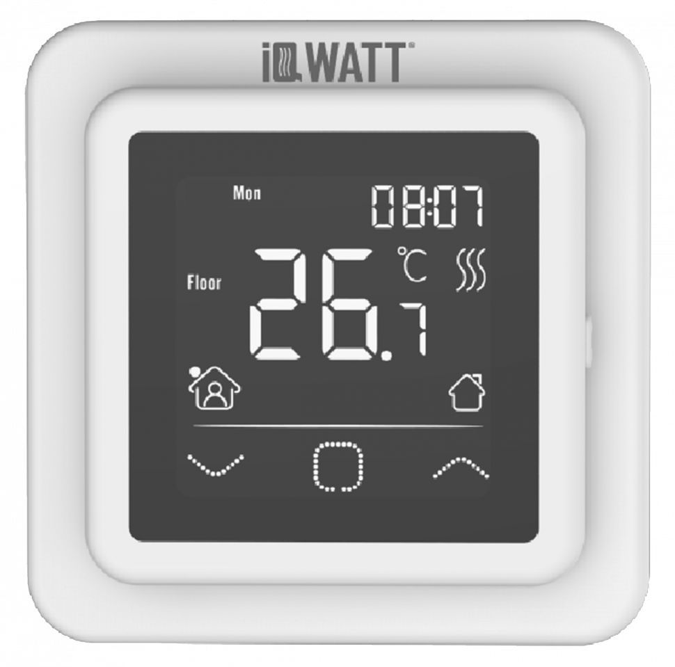 IQWATT Терморегулятор/термостат до 3600Вт Для теплого пола, белый  #1