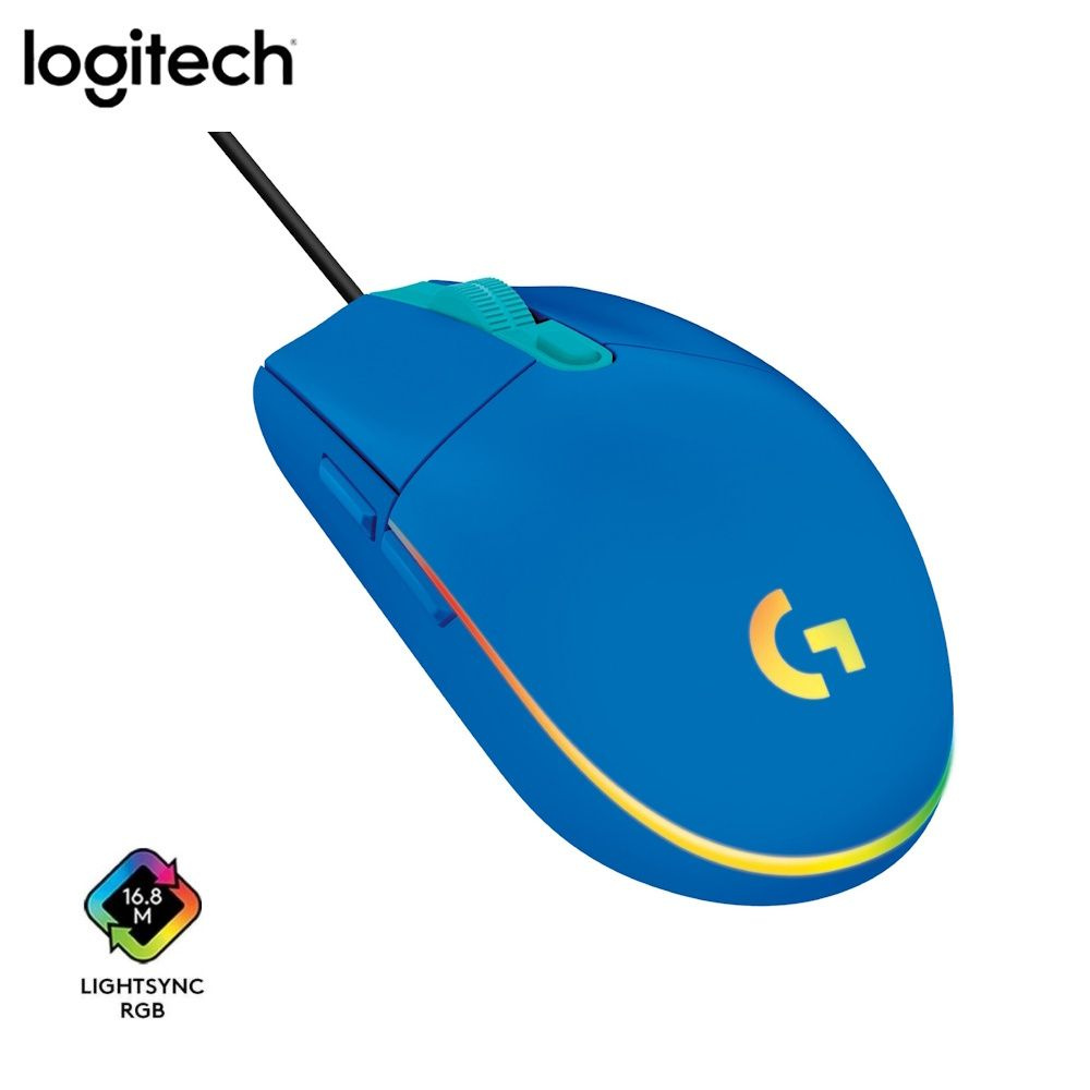 Мышь Logitech G102 LightSync, оптическая, проводная (910-005810) #1