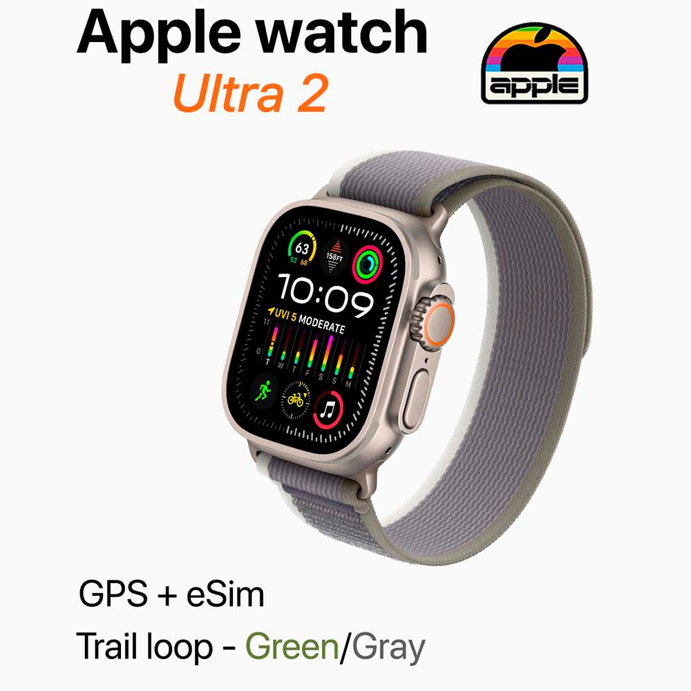 Watch Ultra 2 Trail loop Green/Gray GPS + Cellular #1