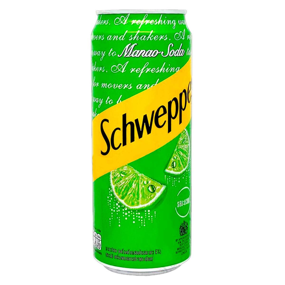 Газированный напиток Schweppes Soda-Lime / Швепс Сода-Лайм 330 мл, Тайланд  #1