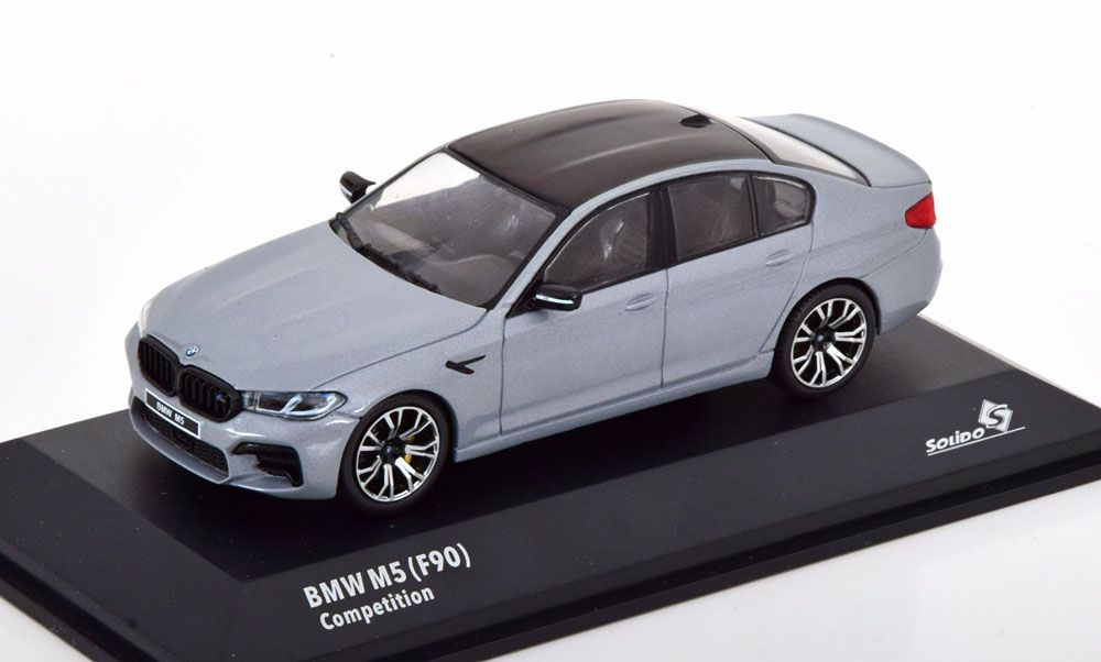 Модель коллекционная Bmw M5 F90 competition 2024 light grey metallic/black / бмв М5 компетишн серый  #1