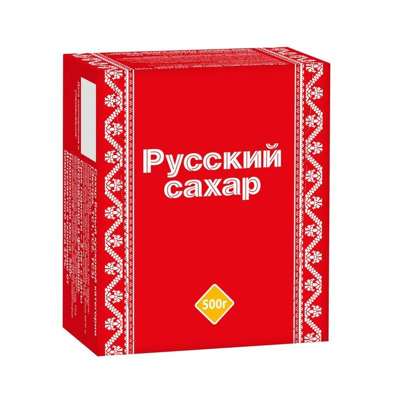 Русский сахар сахар-рафинад быстрорастворимый 500 г - 4 штук  #1