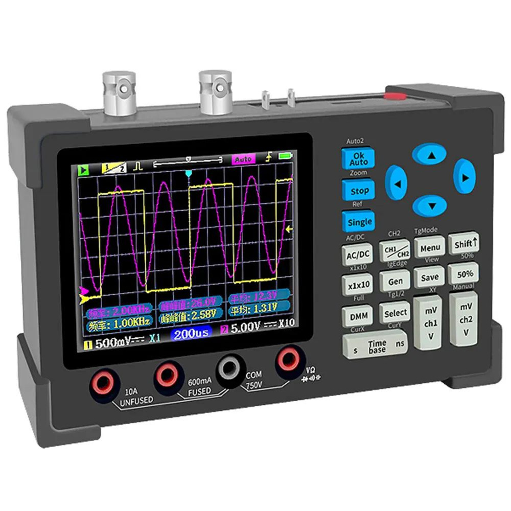 Портативный Цифровой Осциллограф ZEEWEII DSO3D12, 2 Канала, Полоса Пропускания 120 МГц, Частота Дискретизации #1