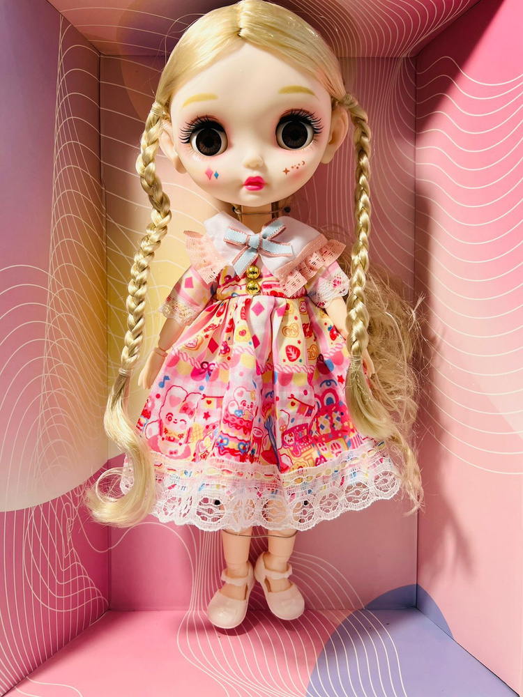 Кукла шарнирная 30 см в модном наряде в подарочной упаковке  #1