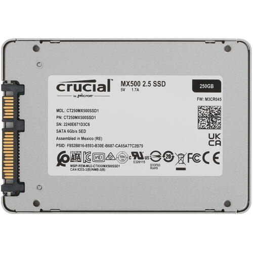 Crucial 250 ГБ Внутренний SSD-диск 250 ГБ, 560 Мбайт/сек, 100 ТБ ([CT250MX500SSD1])  #1