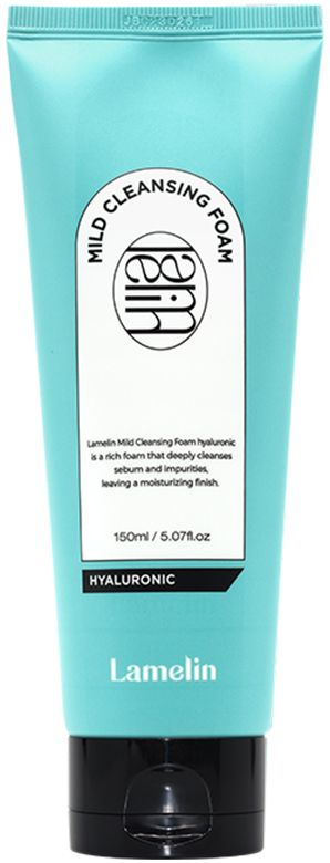 Lamelin Мягкая пенка для умывания с гиалуроновой кислотой Mild Cleansing Foam Hyaluronic  #1