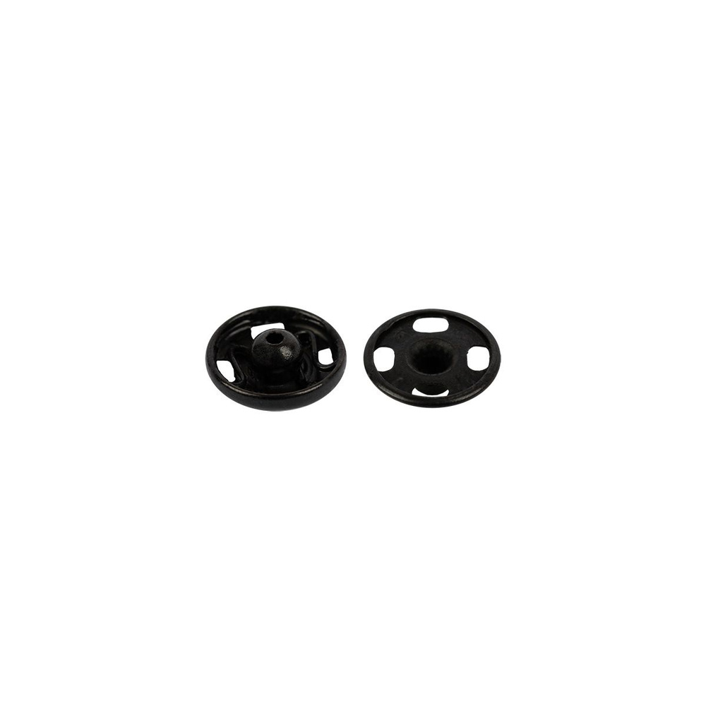 Кнопки пришивные "KOH-I-NOOR" 10 (KIN1000 №2/0) металл d 5 мм 6 x 6 шт. черный  #1