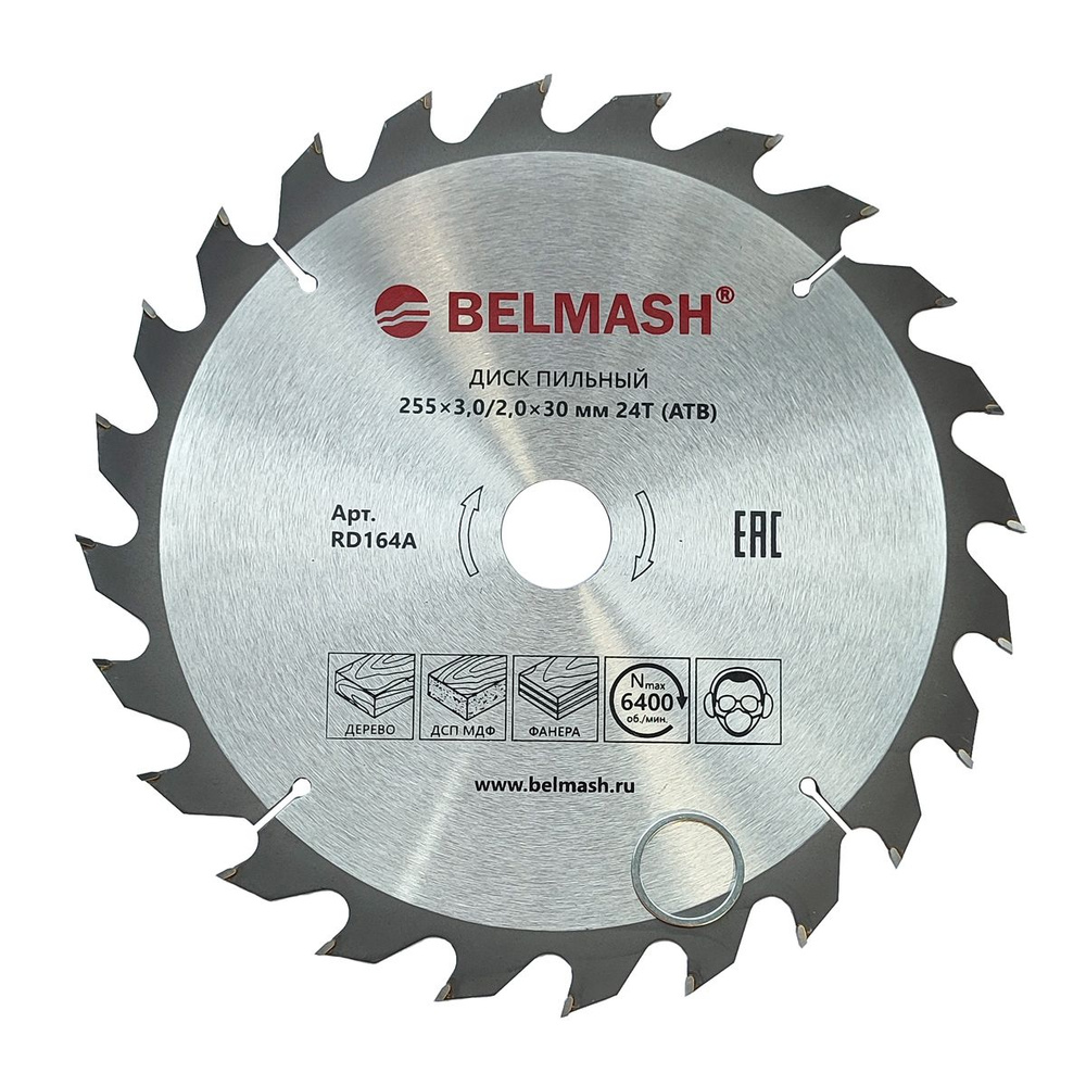 BELMASH Диск пильный 255 x 3 x 30; 24  зуб. #1