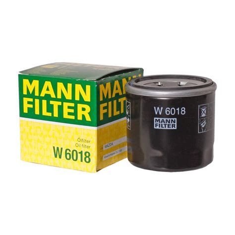Фильтр масляный MANN-FILTER W6018, Германия, для а/м Mаzdа #1
