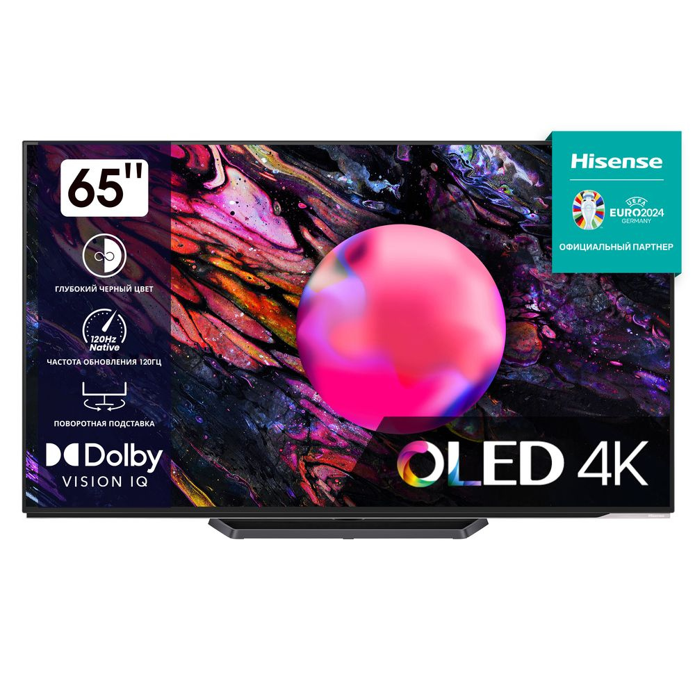 Hisense Телевизор 65A85K 65" 4K UHD, серый #1