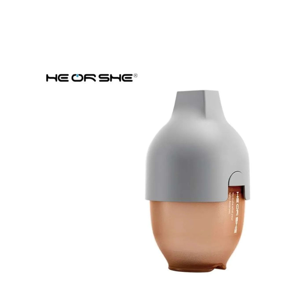 Бутылочка антиколиковая HEORSHE Ultra Wide Neck Baby Bottle 160 мл от 0 месяцев серая  #1